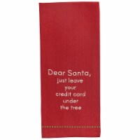 Park Designs Dear Santa Leave Card Sentiment Dishtowel