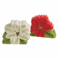 Park Designs Poinsettia Pine Salt and Pepper Set