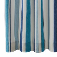 Split P Colby Stripe Blue Shower Curtain 72 x 72