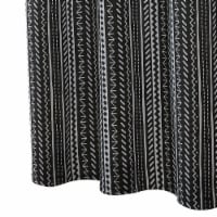 Split P Amaya Printed Black Shower Curtain 72 x 72