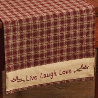 Park Designs Sturbridge Live Table Runner - 36 L - Wine