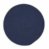 Split P Essex Round Placemat Set - Navy