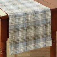 Park Designs Prairie Wood Table Runner - 54''L - Blue
