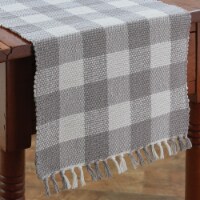 Park Designs Buffalo Check Table Runner - 36 L - Dove