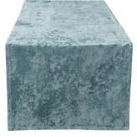 Split P Crushed Velvet Table Runner 15X72 Seafoam