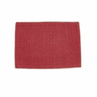 Split P Frayed Edge Fuchsia Placemat