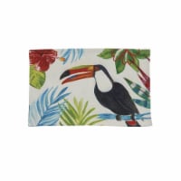 Split P Tropical Paradise Toucan Placemat Set - White