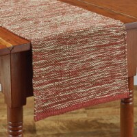 Park Designs Ashfield Yarn Table Runner 13X36 Red