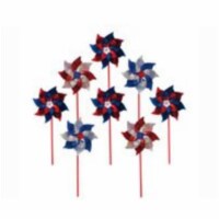 In The Breeze ITB2863 Patriot Pinwheel - 8PC
