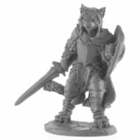 Reaper Miniatures REM04051 DHL Catfolk Paladin Miniature Game