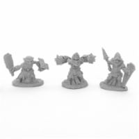 Reaper Miniatures REM44041 Bones Bloodstone Gnome Warriors Miniatures, Black - Pack of 3