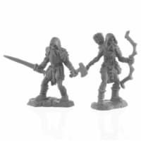 Reaper Miniatures REM44142 Bones BK Rune Wight Hunters Miniature Game - Set of 2