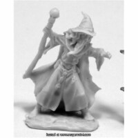 Reaper Miniatures REM77412 25mm Scale Lendil Blackroot, Wizard - Julie Guthrie