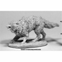 Reaper Miniatures REM77437 25mm Scale Winter Wolf - Sandra Garrity