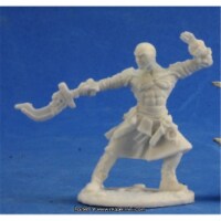 Reaper Miniatures REM89018 25mm Scale Sajan Iconic Monk, Gene Van Horne - Pathfinder Bones