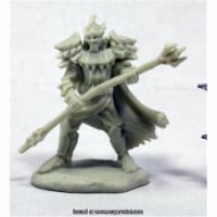 Reaper Miniatures REM89043 25mm Scale Vagorg Half Orc Sorcerer, Chris Lewis - Pathfinder Bone