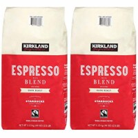 Kirkland Signature Whole Bean Coffee, Roasted by Starbucks, 40 Ounce - 2.5 LBS, 2 Pack