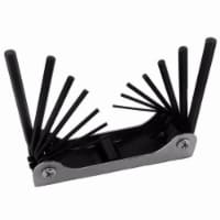 Wideskall 14 Pieces Metric and SAE Allen Wrench Folding Hex Key Set