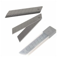 Wideskall 10 Pcs Snap Off 18mm 4  Cutter Utility Knife Replacement Blades Refill Blade Case