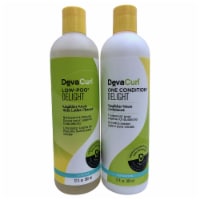 DevaCurl Low Poo Delight Cleanser & One Conditioner Delight Set 12 OZ Each
