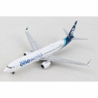 Gemini Jets 1 by 400 GJ2025 1 by 400 Scale Alaska 737-900ER Oneworld REG No.N487AS Model Plan