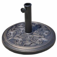 Online Gym Shop CB16307 18 in. Outdoor Umbrella Base in Bronze