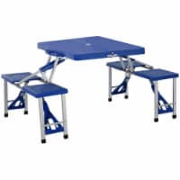 Folding Travel Camping & Picnic Seats & Table w/ Lightweight Design & Easy Setup
