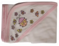 Bambini 021 Hooded Towel with Screen Prints- Blue - 30 x 30 in.