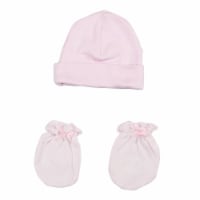 Bambini Girls' Cap and Mittens 2 Piece Set