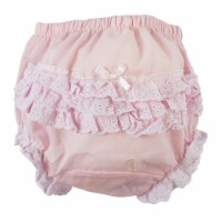 Pink Girl's Cotton/Poly "Fancy Pants" Underwear - Medium