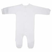 Bambini Interlock White Closed-toe Sleep & Play - Large