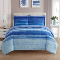 Sweet Home Collection | Siena 7-Piece Bed In A Bag Printed Comforter Set, Full