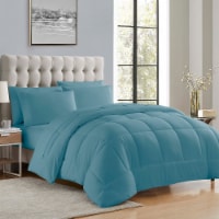 Sweet Home Collection | All Season Solid Bed-in-A-Bag includes Sheet, Twin XL, Misty Blue