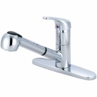 Elite K-5030 Single Handle Pull-Out Kitchen Faucet - Chrome