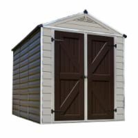 Palram - Canopia HG9608T SkyLight Storage Shed - 6 x 8 ft. - Tan