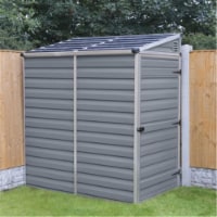 Palram - Canopia HG9600T SkyLight Lean-To Shed - 4 x 6 ft. - Gray