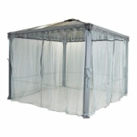 Palram - Canopia HG1064 Palermo 4300 Garden Gazebo Netting Set - 4 Piece