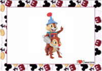 Hallmark Disney Chip And Dale Dragon Around Christmas Ornament New With Box