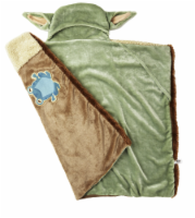 Hallmark Star Wars The Mandalorian The Child Grogu Hooded Blanket New With Tag