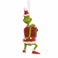 Hallmark Dr. Seuss How the Grinch Stole Christmas! The Grinch with Present Ornament Perspective: Main