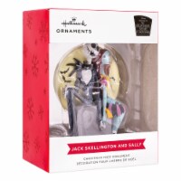 Hallmark Tim Burton's The Nightmare Before Christmas Jack and Sally Christmas Ornament Perspective: Main
