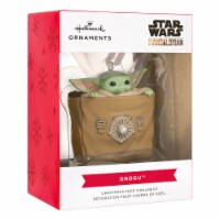 Hallmark Star Wars: The Mandalorian Grogu in Bag Christmas Ornament Perspective: Main