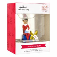 Hallmark Elf on the Shelf Boy Scout Elf 2022 Christmas Ornament Perspective: Main