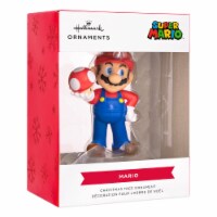 Hallmark Nintendo Super Mario With Super Mushroom Christmas Ornament Perspective: Main