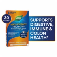 Nature's Way Max Potency Probiotic Pearls No Refrigeration Required Softgels 5 Billion Live Cultures Perspective: Main