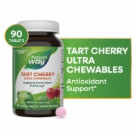 Nature's Way Tart Cherry Ultra Cherry Flavored Chewable Tablets 1200 mg Per 3-Tablet Serving Perspective: Main