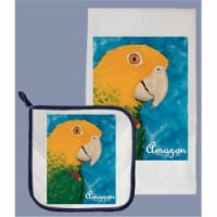 Pipsqueak Productions DP853 Amazon Dish Towel And Pot Holder Set