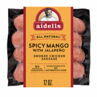 Aidells® Smoked Chicken Sausage Spicy Mango with Jalapeno Perspective: Main