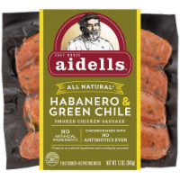 Aidells® Gluten Free Habanero & Green Chile Smoked Chicken Sausage