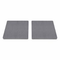 Fancy Bath Outlet Diatomite Quick-Dry Square Stone Coaster in Gray